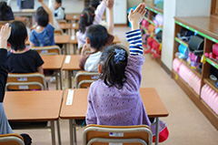 はじめての授業参観