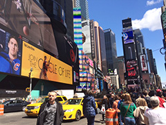 かの有名なタイムズスクエア
