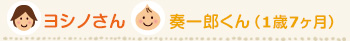 ヨシノさん/奏一郎 1歳7ヶ月