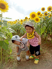 押しのけています…